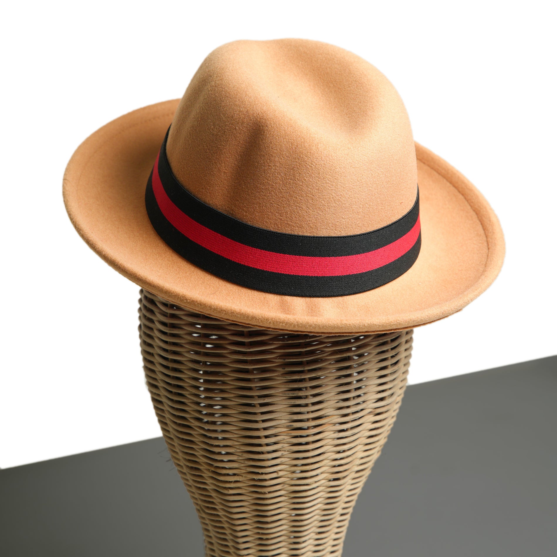 Chokore  Chokore Double-tone Fedora Hat (Camel) 