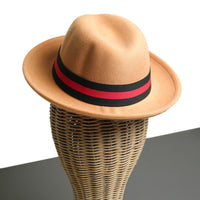 Chokore Chokore Double-tone Fedora Hat (Camel)