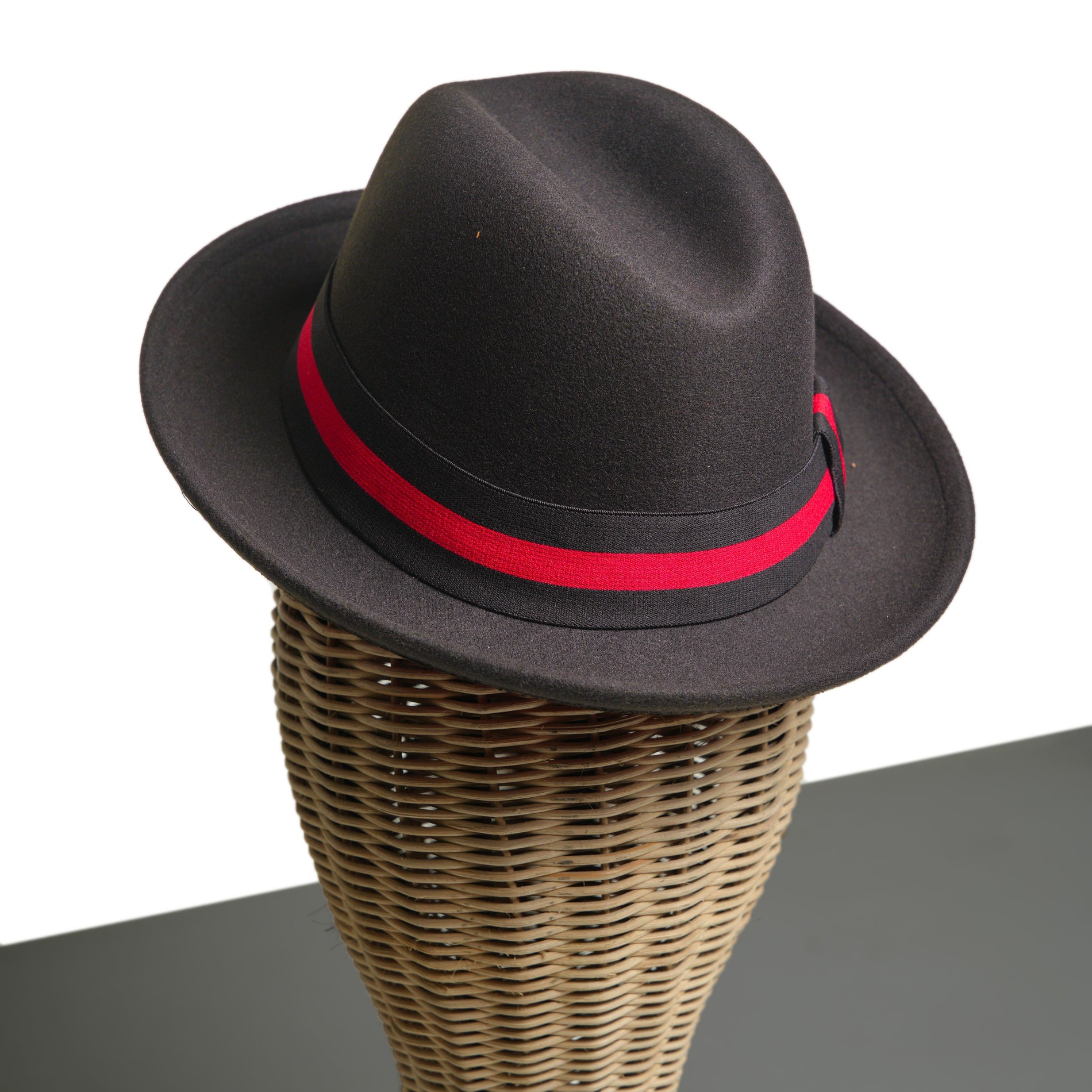 Chokore  Chokore Double-tone Fedora Hat (Black) 