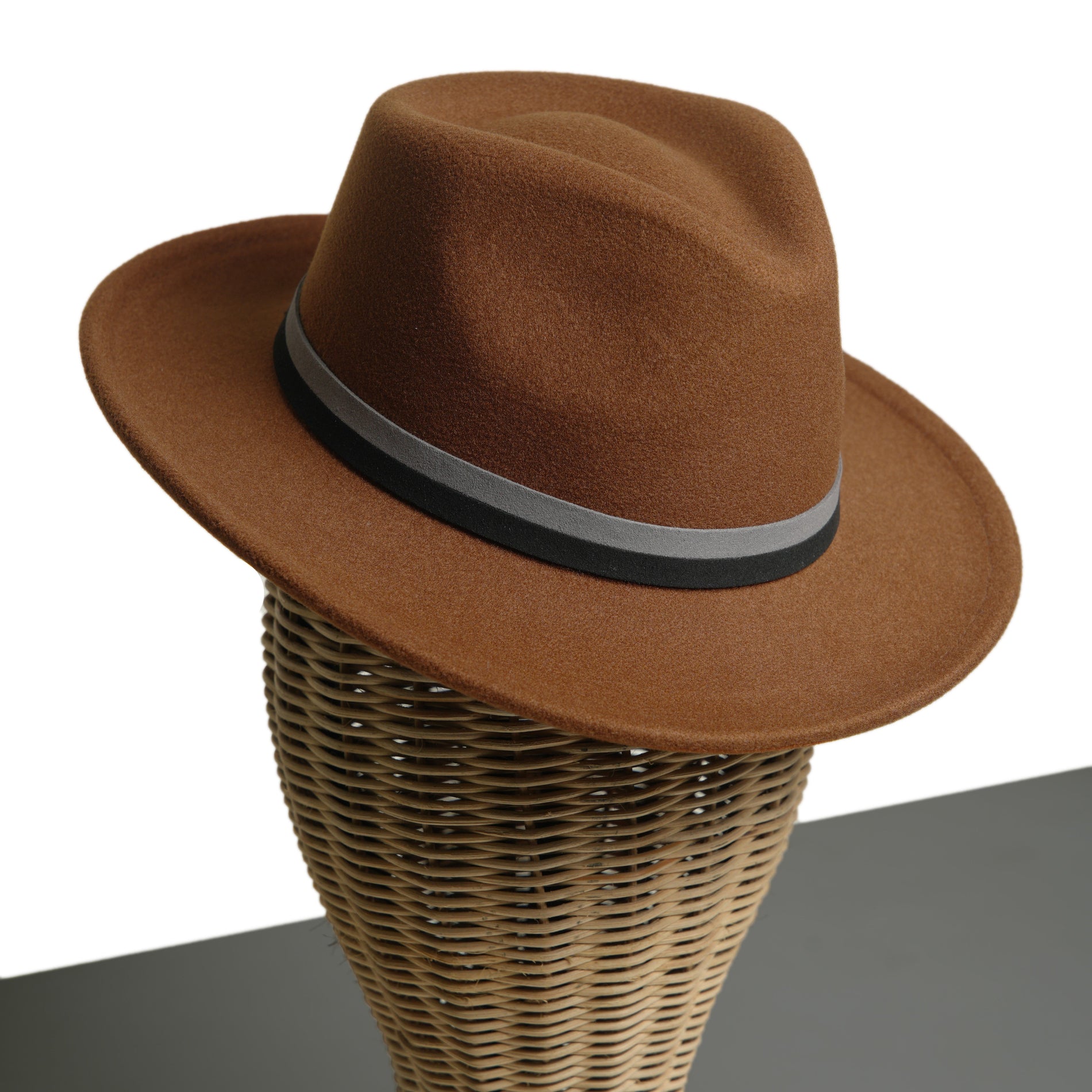 Chokore  Chokore Vintage Fedora Hat (Butterscotch) 