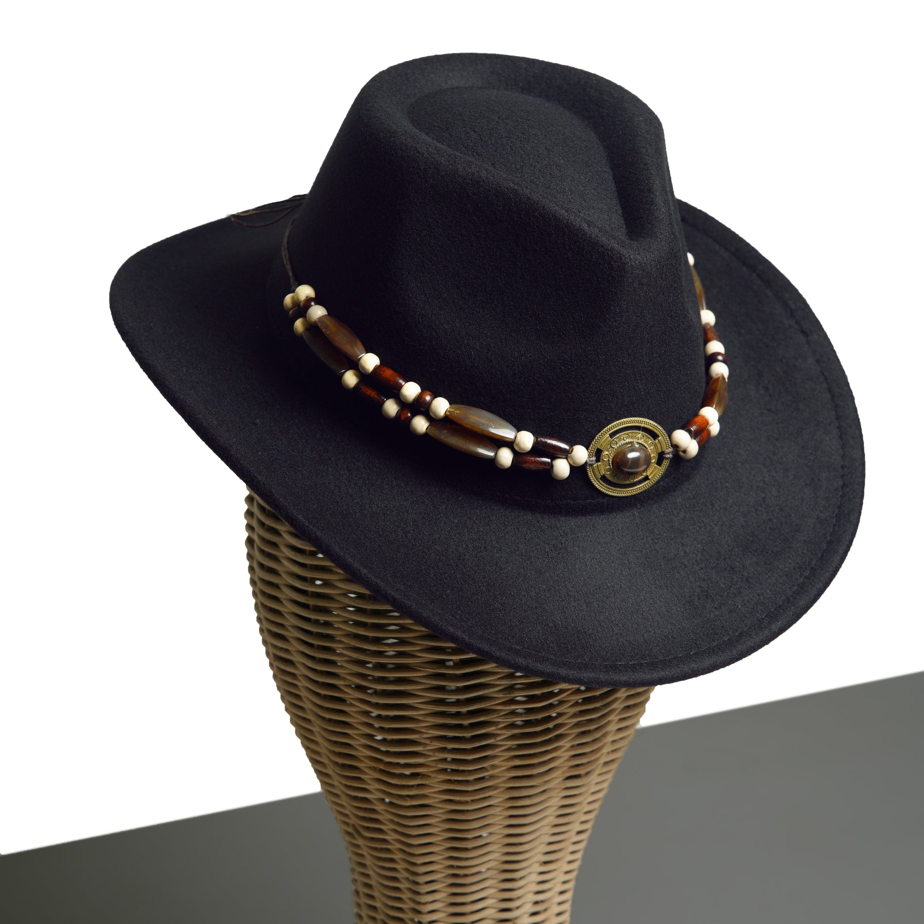 Chokore Chokore Tibetan Cowboy Hat (Black) Chokore Tibetan Cowboy Hat (Black) 