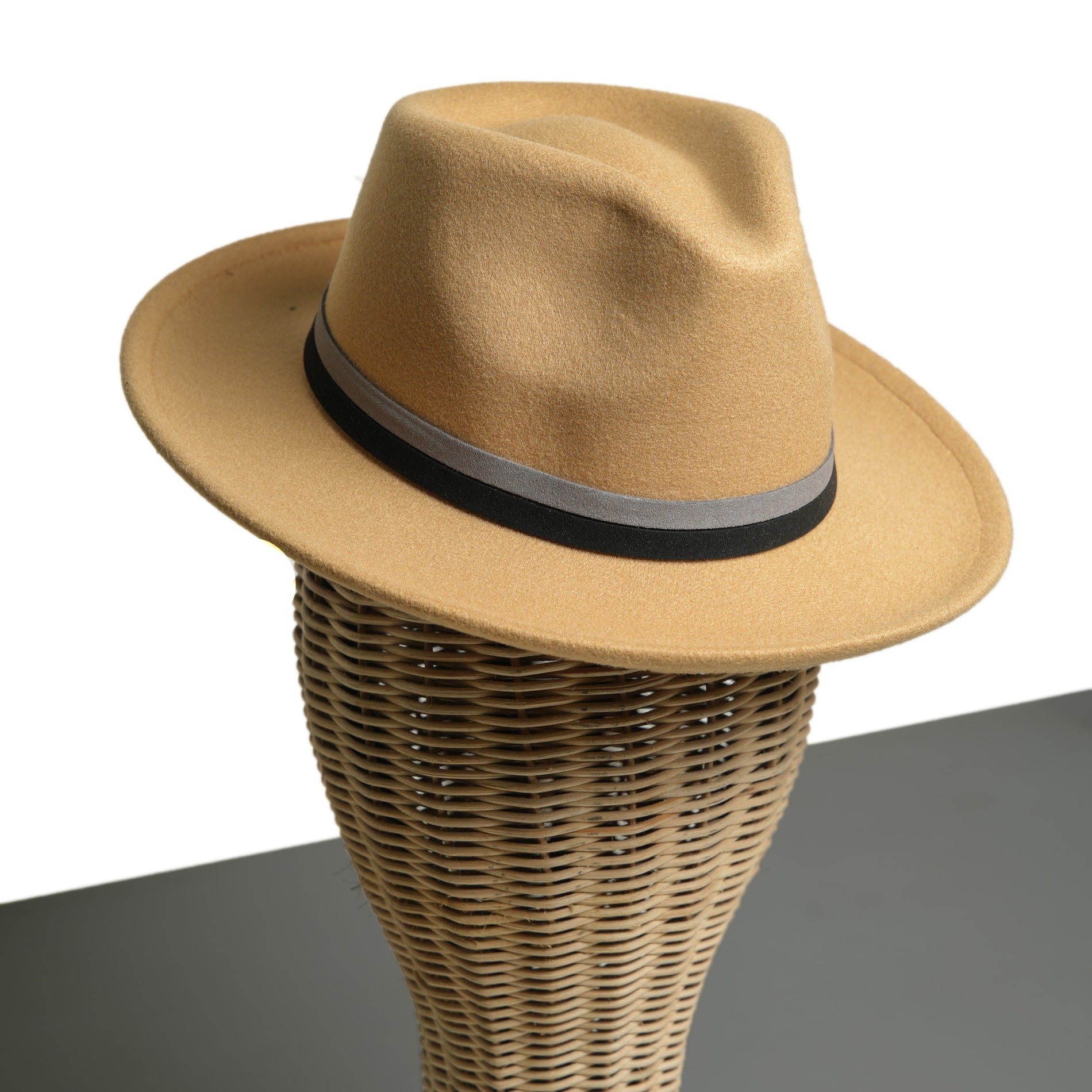 Chokore  Chokore Vintage Fedora Hat (Beige) 