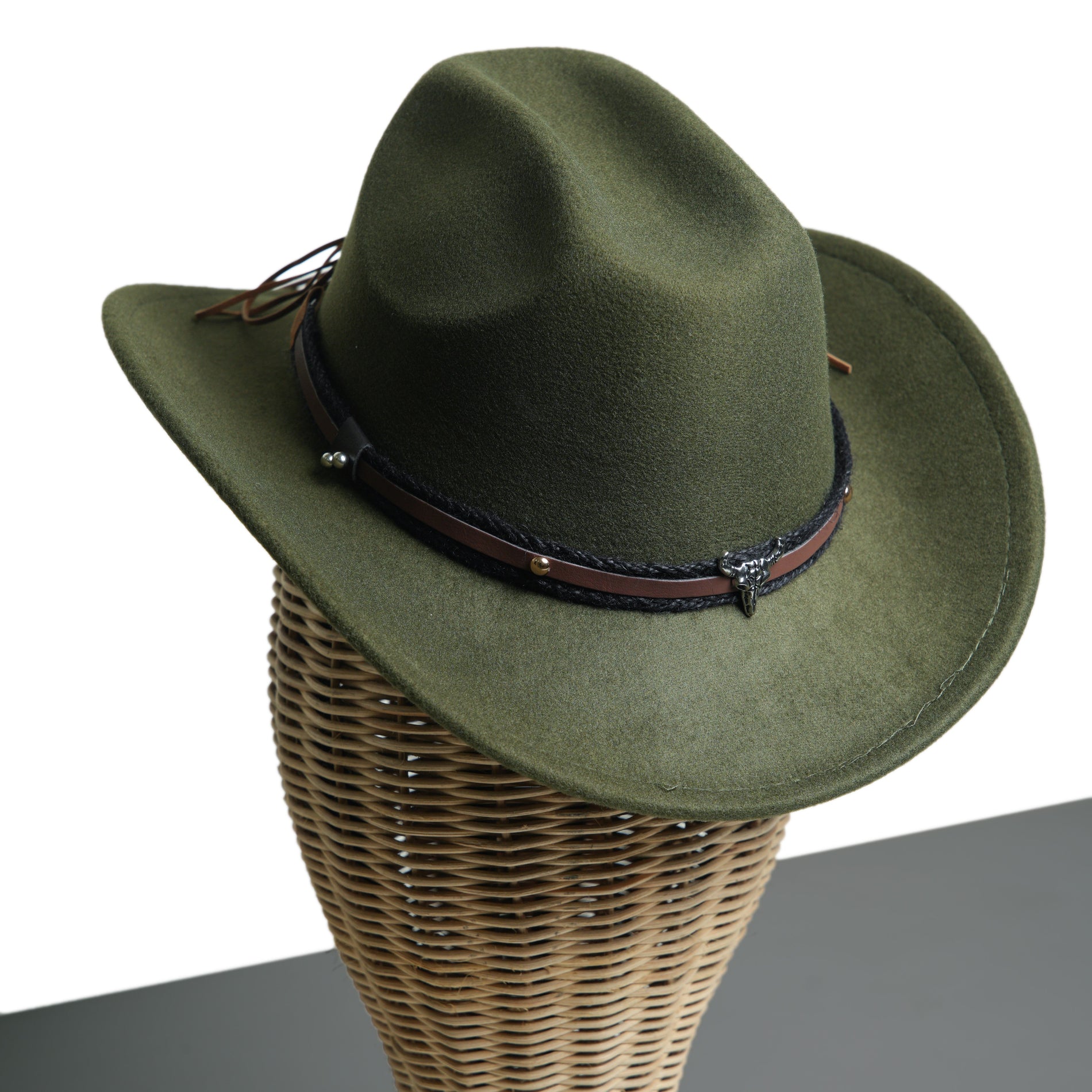 Chokore  Chokore American Cowhead Cowboy Hat (Forest Green) 