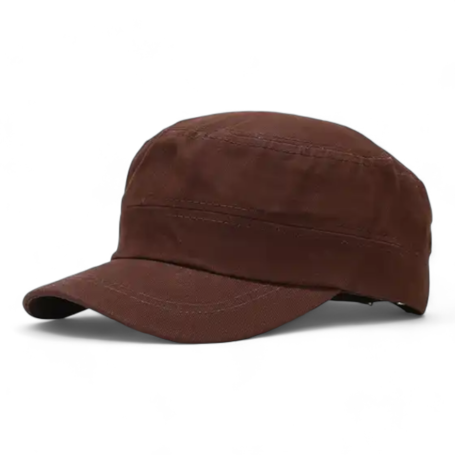 Chokore  Chokore Flat Top Cotton Cap (Dark Brown) 