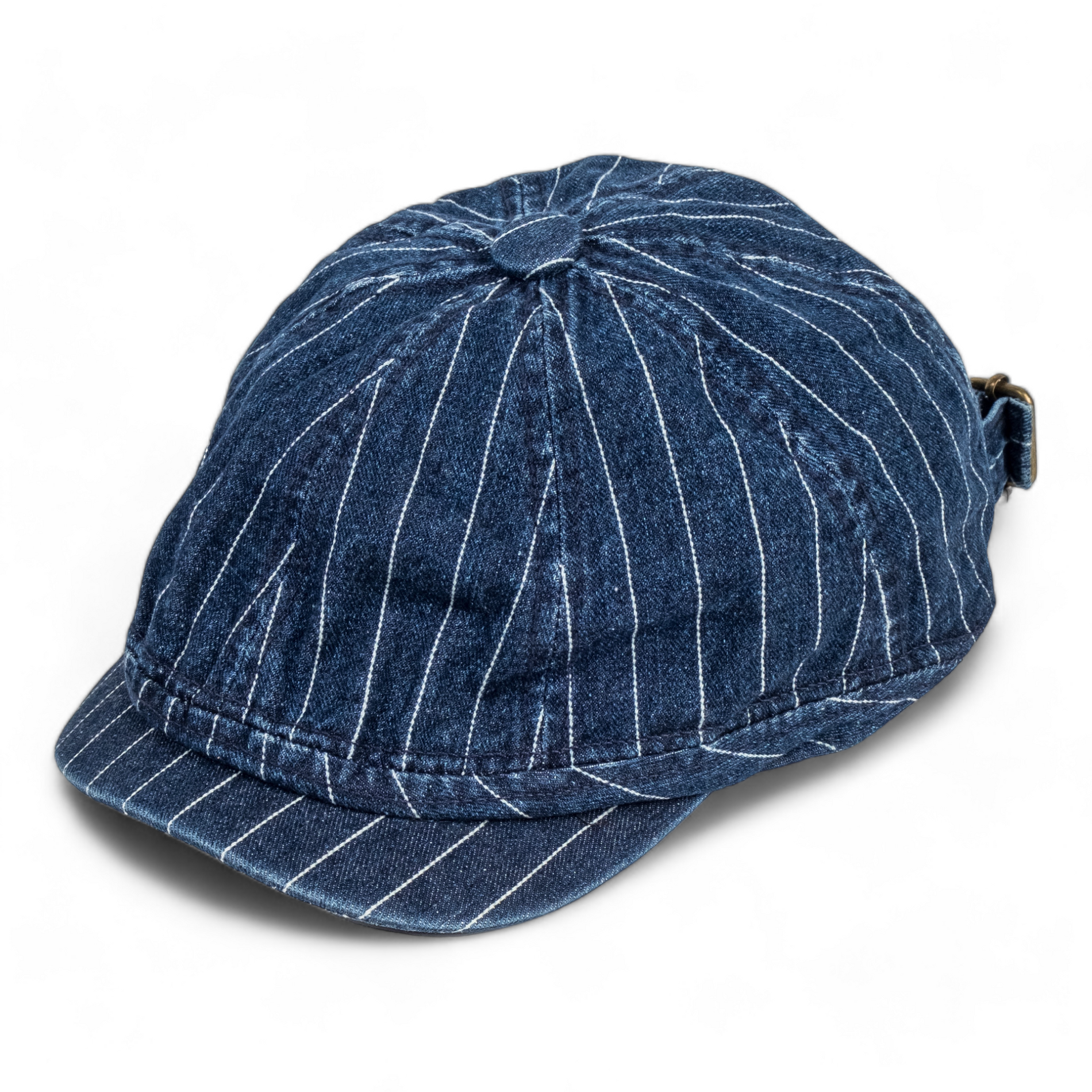 Chokore  Chokore Striped Denim Ivy Cap (Blue) 