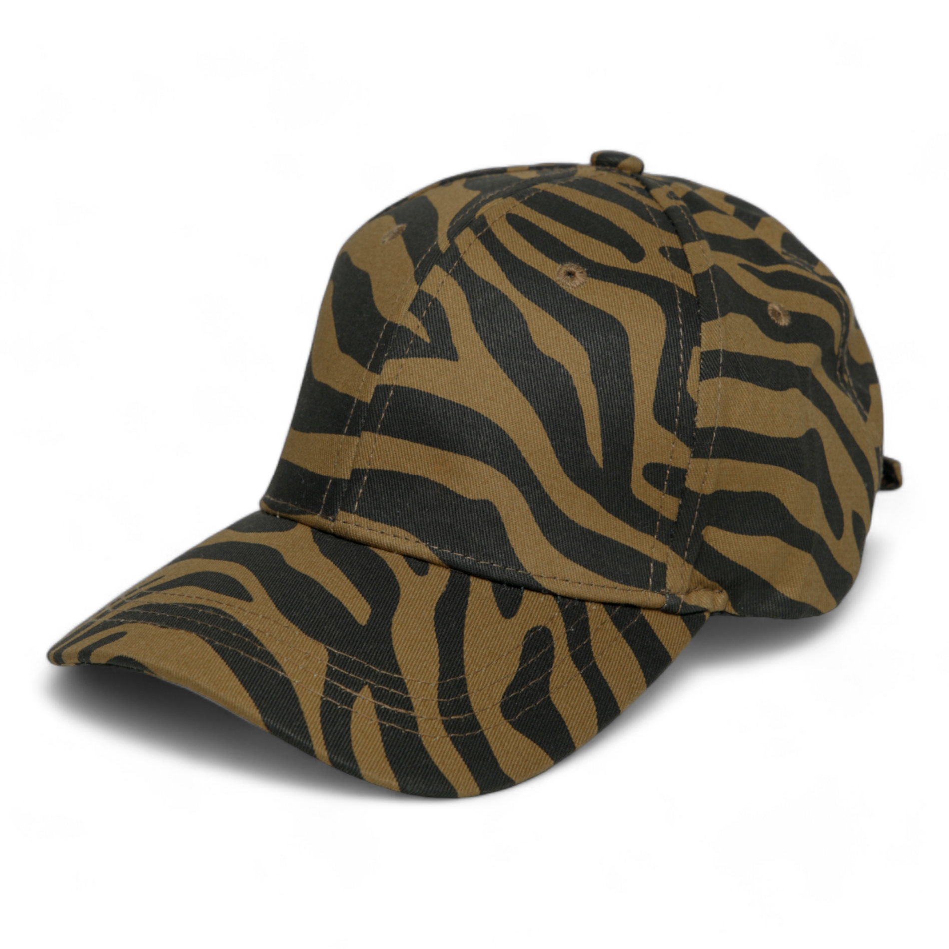 Chokore  Chokore Cow print Baseball Cap (Light Brown) 