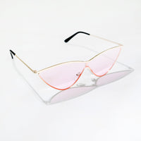 Chokore Chokore Cat-Eye Sunglasses with Metal Frame (Pink)