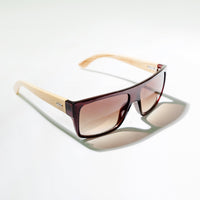 Chokore Chokore Iconic Wayfarer Sunglasses (Wood & Brown)