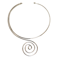 Chokore Chokore Spiral Choker Necklace (Silver)