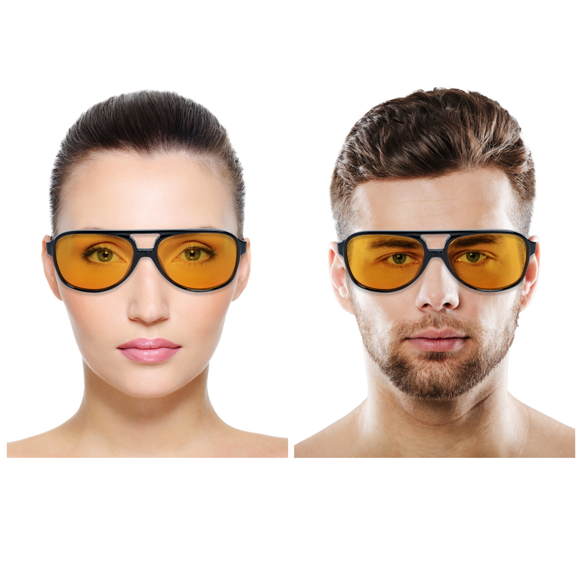 Chokore  Chokore Round & Retro Polarized Sunglasses (Yellow & Black) 