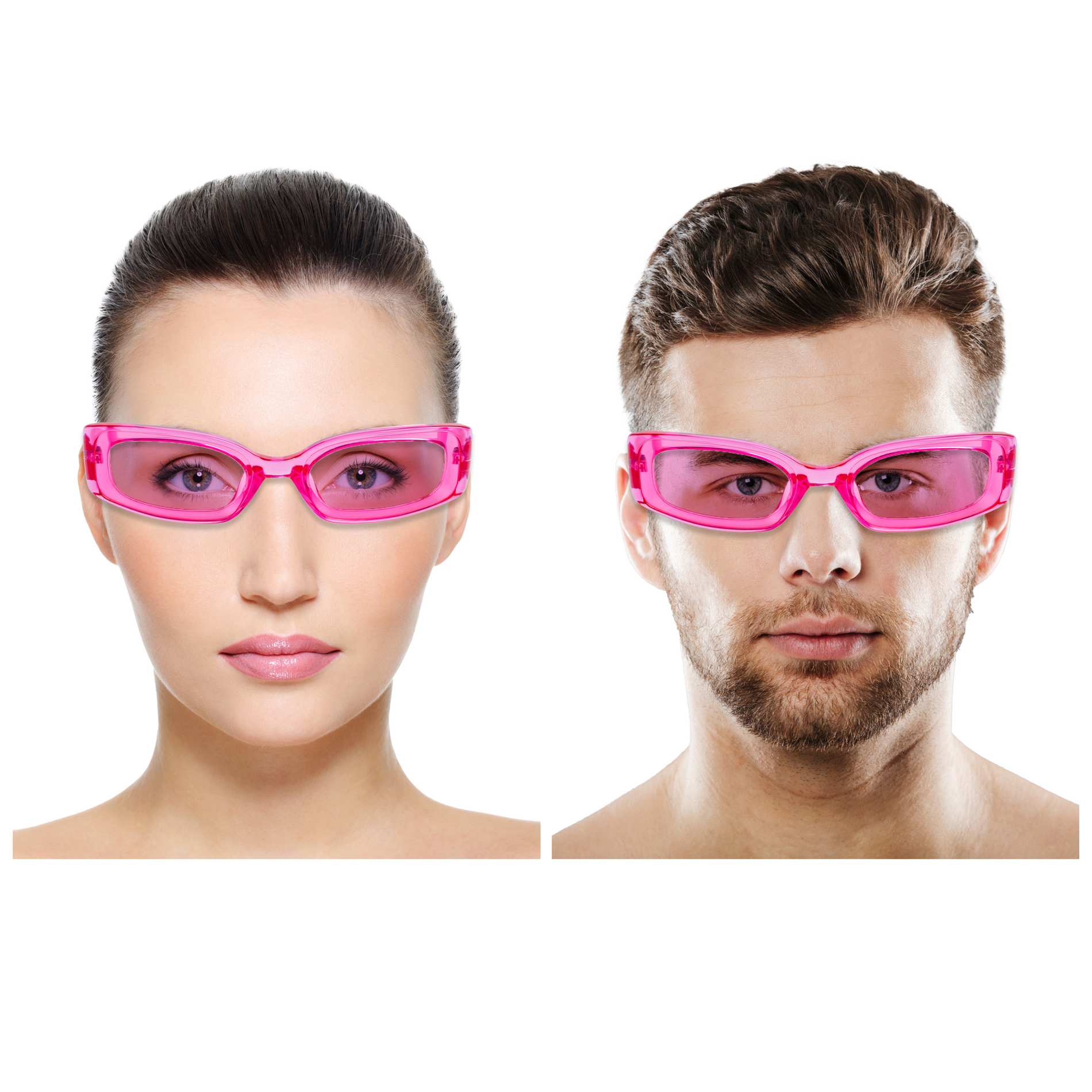 Chokore  Chokore Rectangular UV-400 Protected Sunglasses (Pink) 