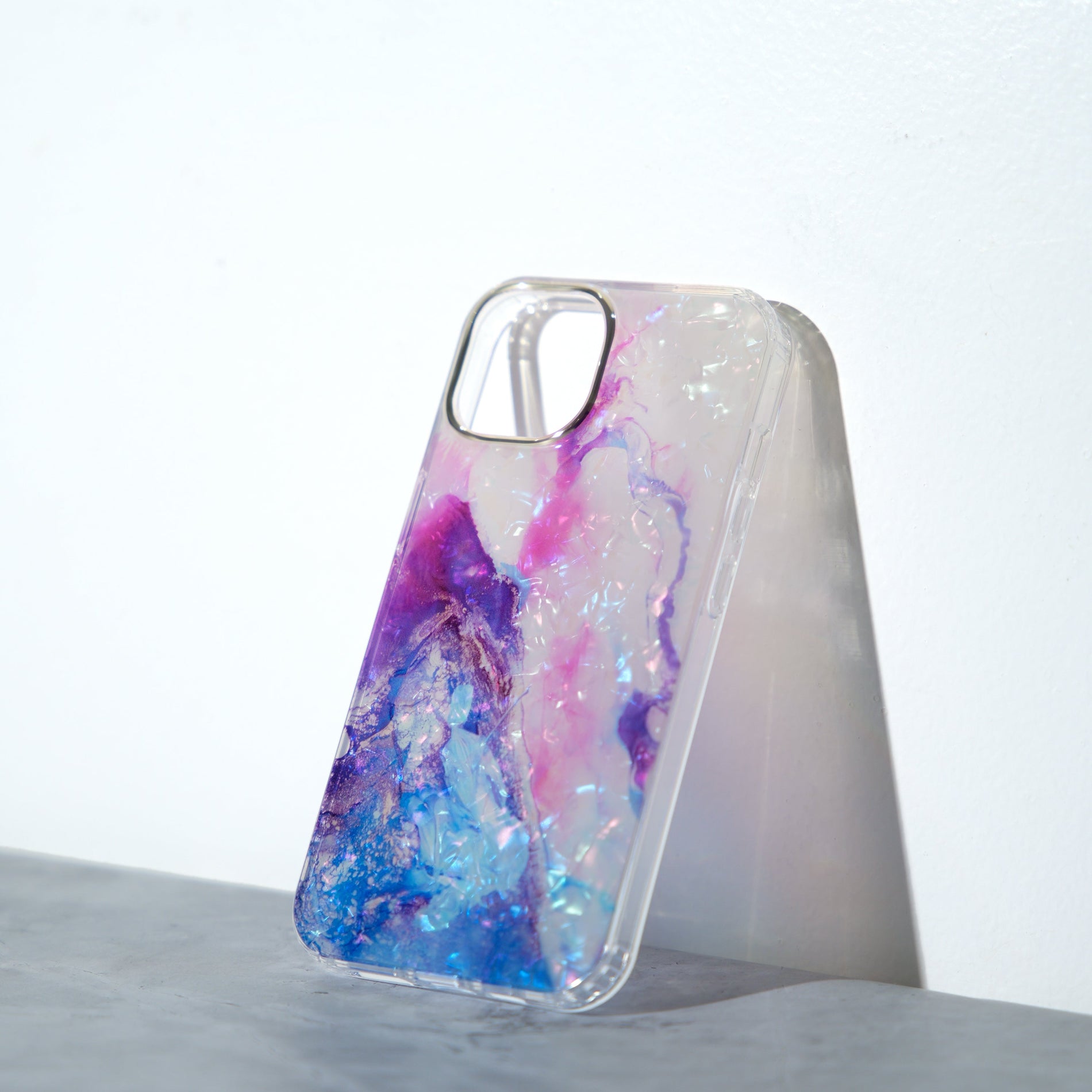 Chokore Chokore Watercolor Glitter Shell Mobile Cover  