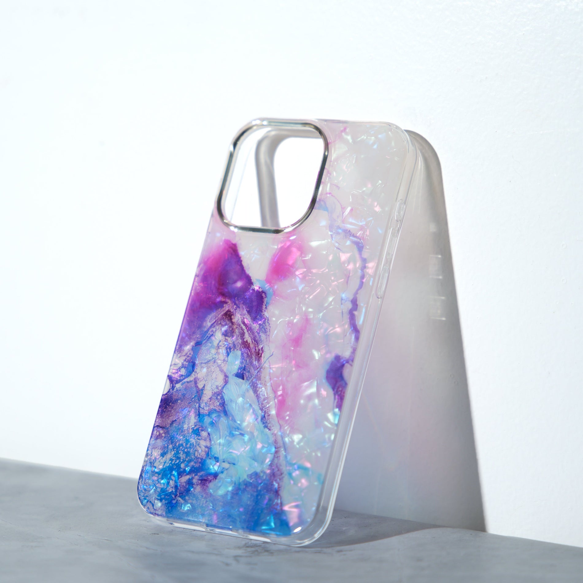 Chokore Chokore Watercolor Glitter Shell Mobile Cover  