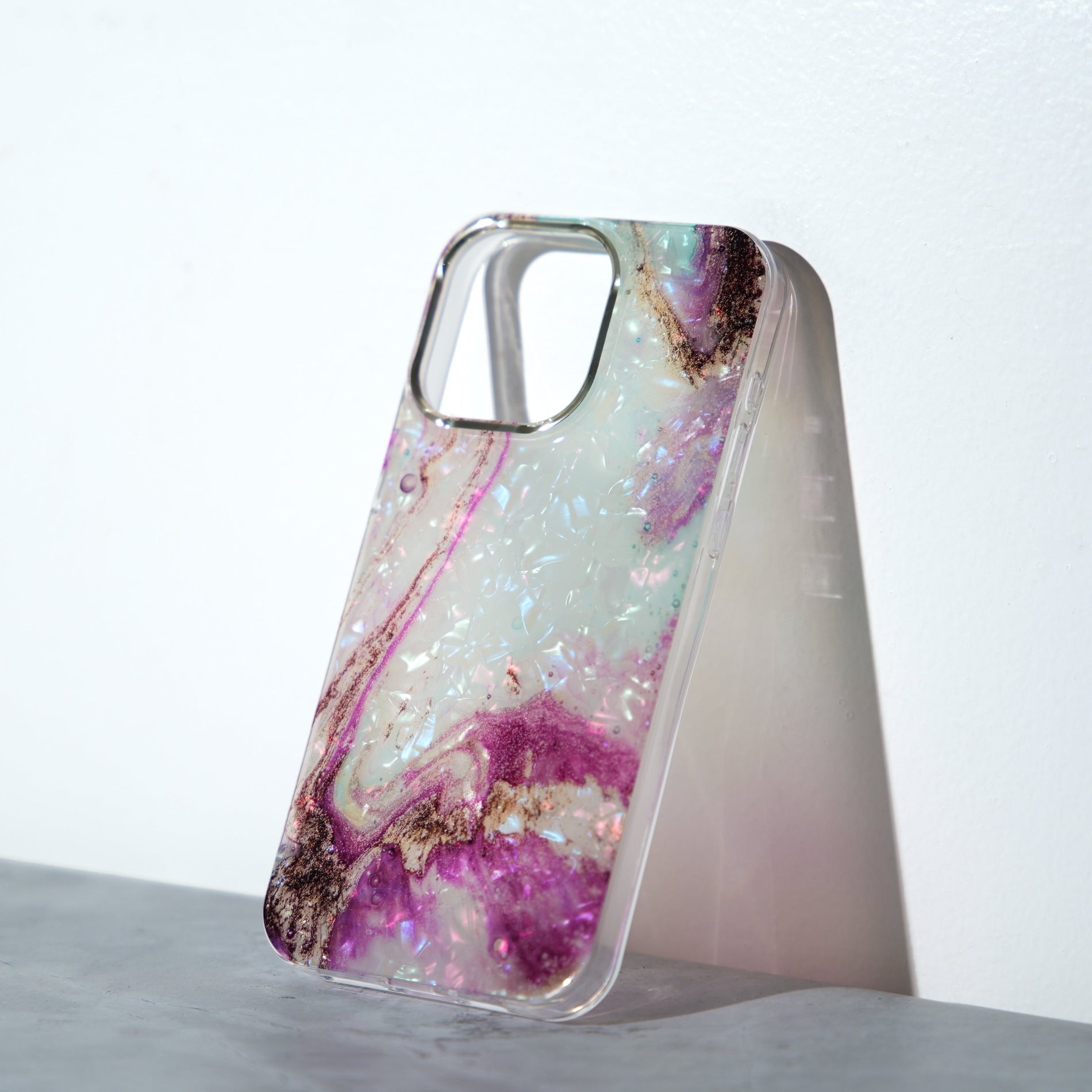 Chokore Chokore Watercolor Glitter Shell Mobile Cover  