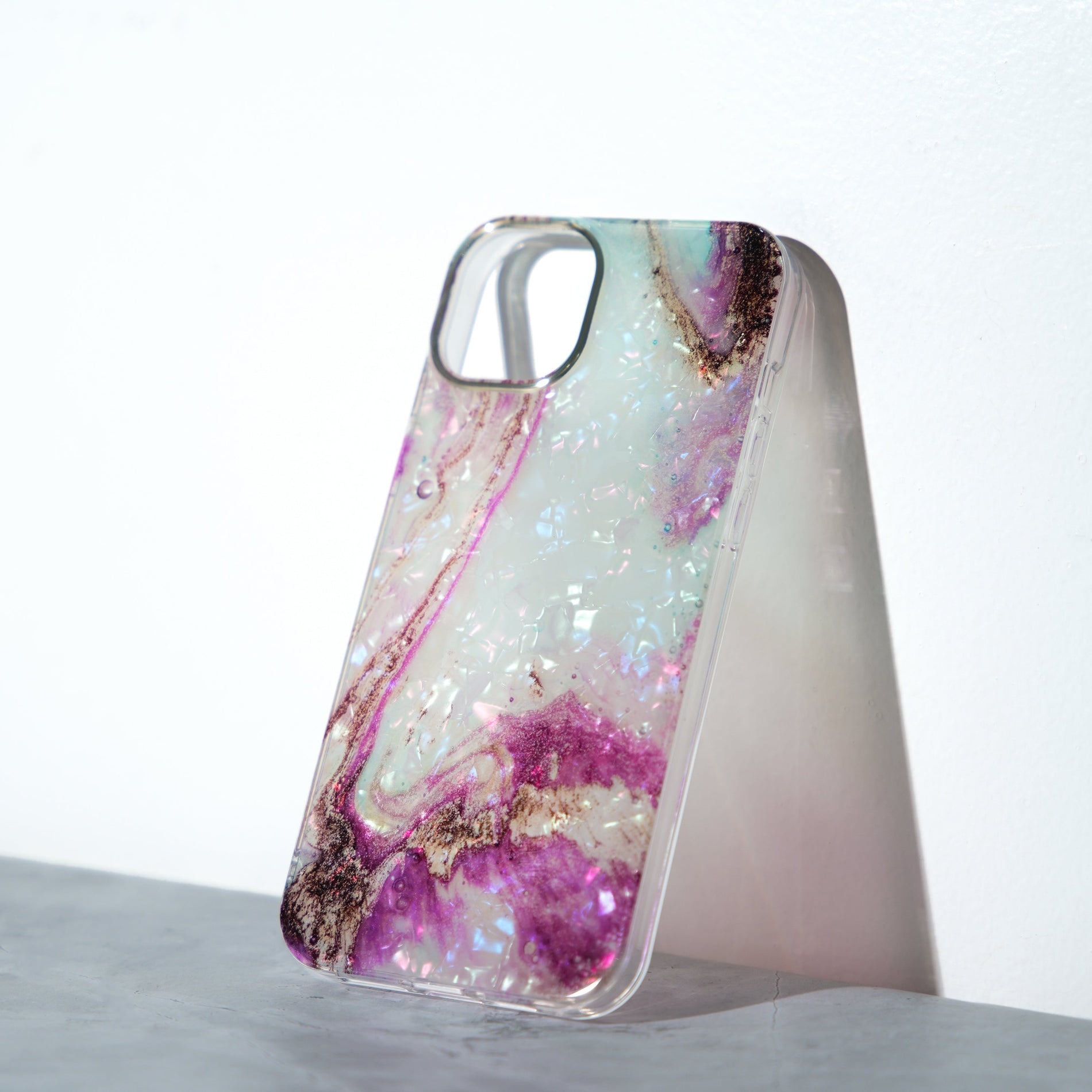 Chokore Chokore Watercolor Glitter Shell Mobile Cover  