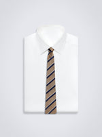 Chokore Chokore Repp Tie (Tan) Necktie