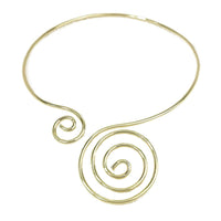 Chokore Chokore Double Spiral Choker Necklace (Gold)