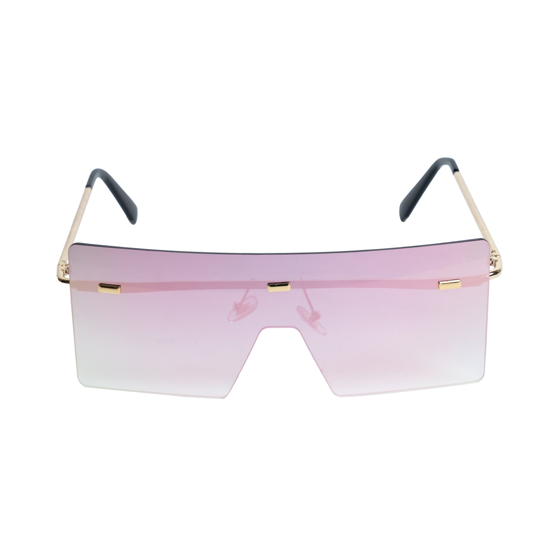 Chokore Chokore Rimless Oversized Sunglasses with UV 400 Protection (Pink) Chokore Rimless Oversized Sunglasses with UV 400 Protection (Pink) 