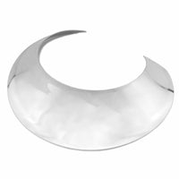 Chokore Chokore Collar Wide Solid Choker (Silver)