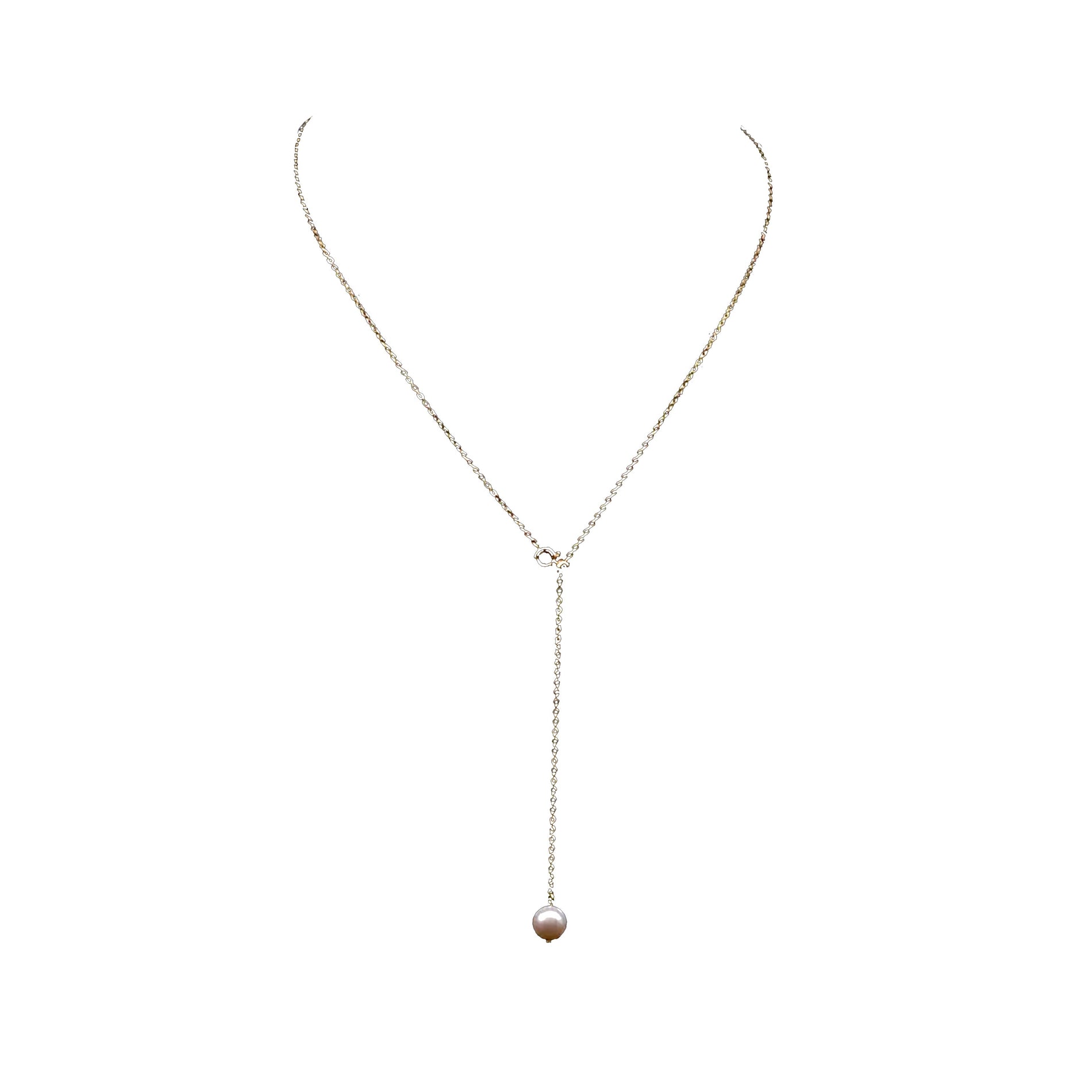 Chokore Chokore Minimal Pearl Drop Necklace Chokore Minimal Pearl Drop Necklace 