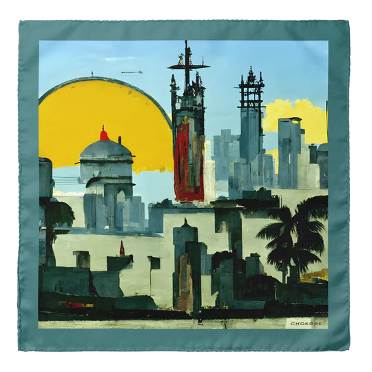 Chokore  Bombay Pocket Square From Chokore Arte Collection 