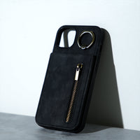 Chokore Chokore Leather Mobile Cover With Flip Wallet (Black)