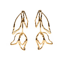 Chokore Chokore Metallic Floral Earrings