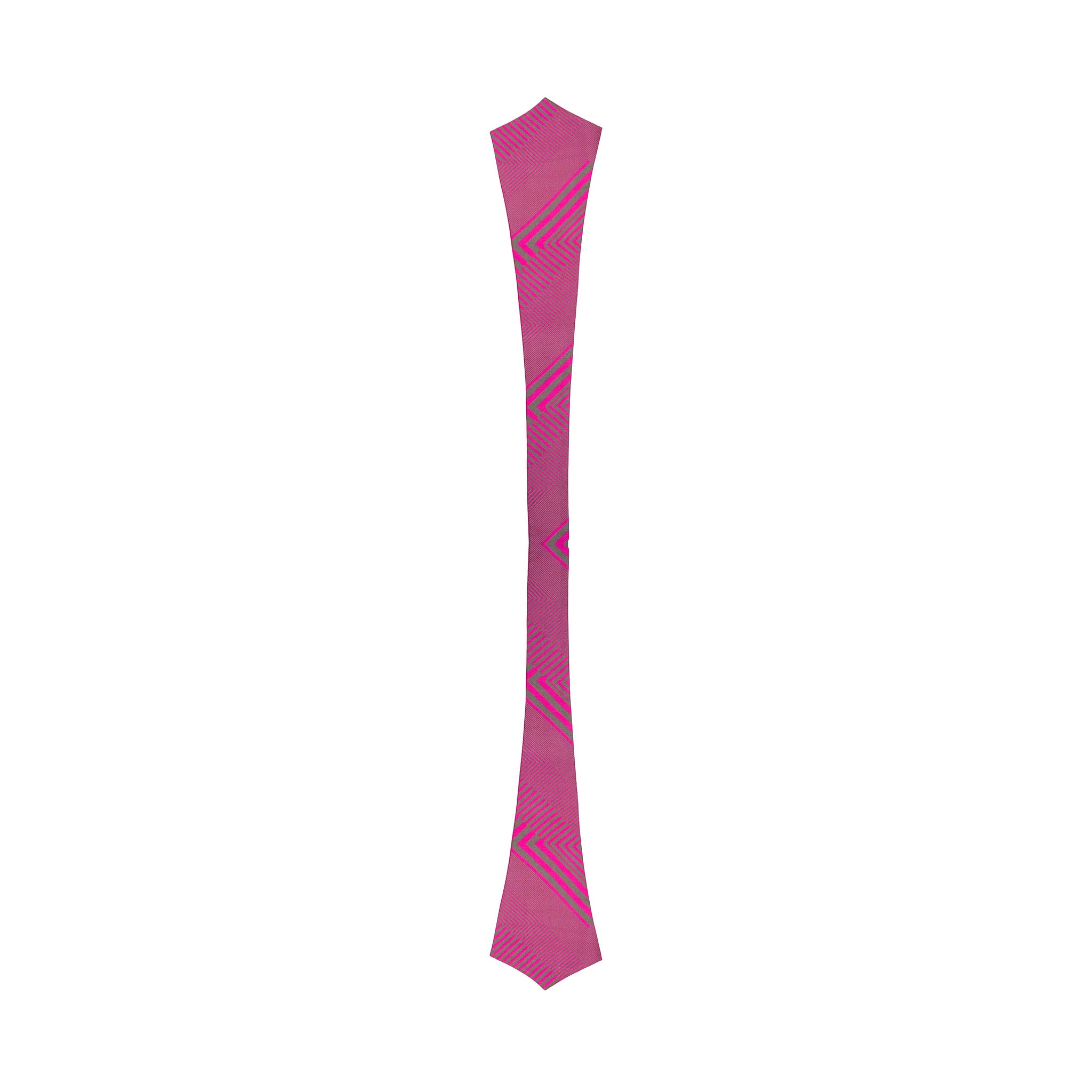 Chokore Striped Silk Cravat (Magenta)