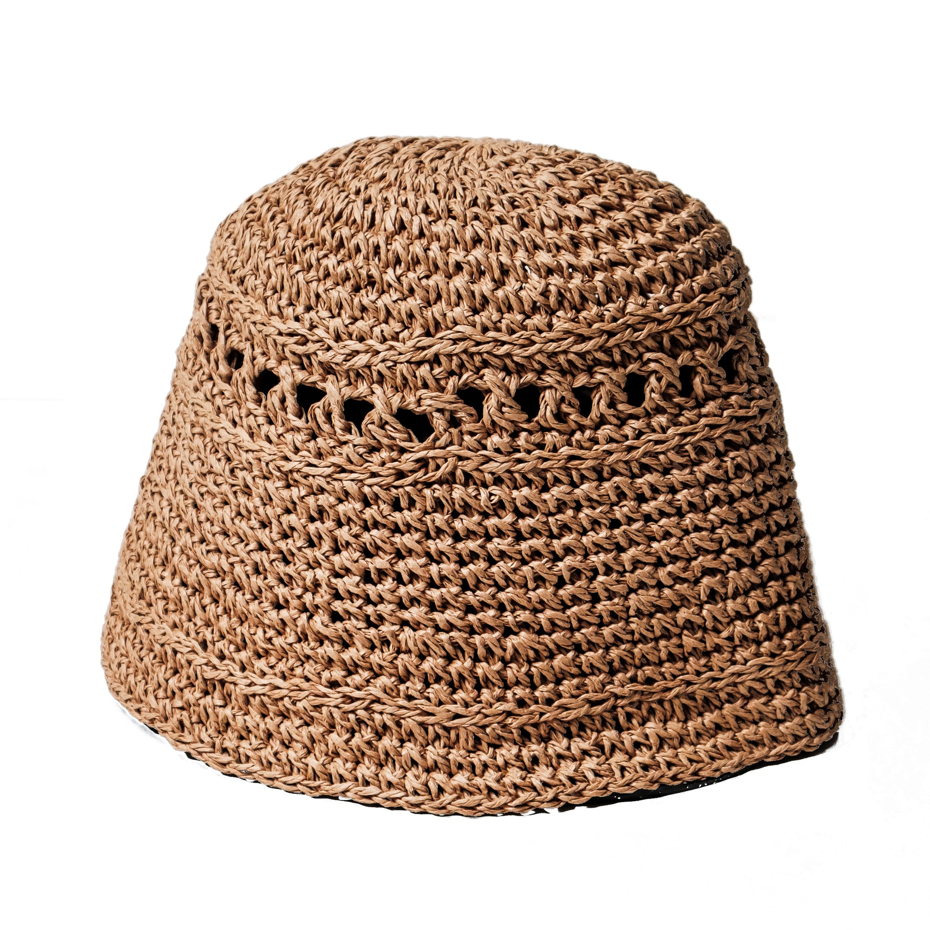 Chokore Chokore Crochet Cloche Hat (Brown) Chokore Crochet Cloche Hat (Brown) 