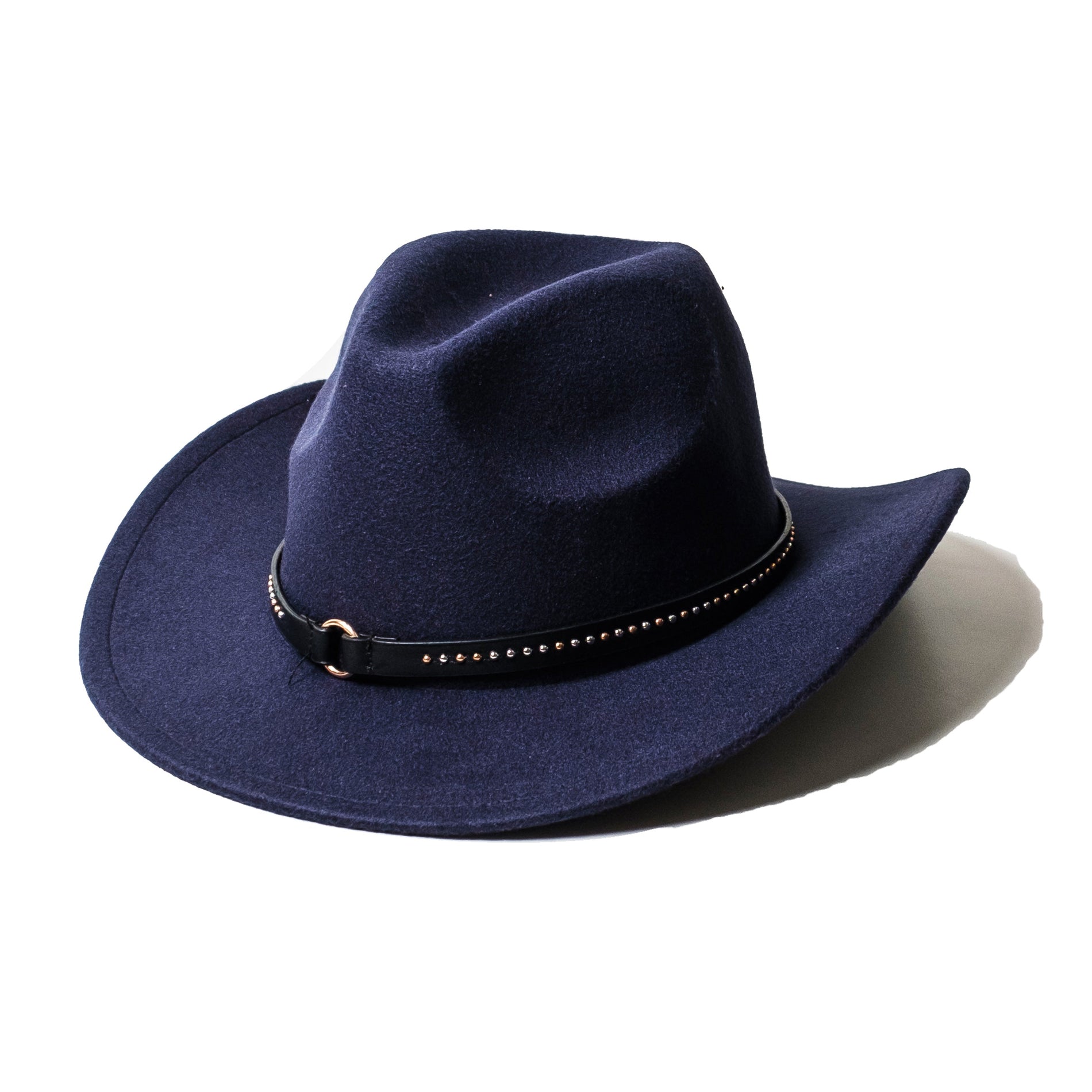 Chokore Chokore Cowboy Hat with Belt Band (Navy) Chokore Cowboy Hat with Belt Band (Navy) 