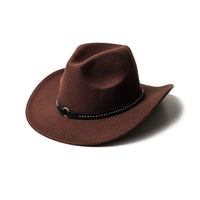 Chokore Chokore Cowboy Hat with Belt Band (Brown)