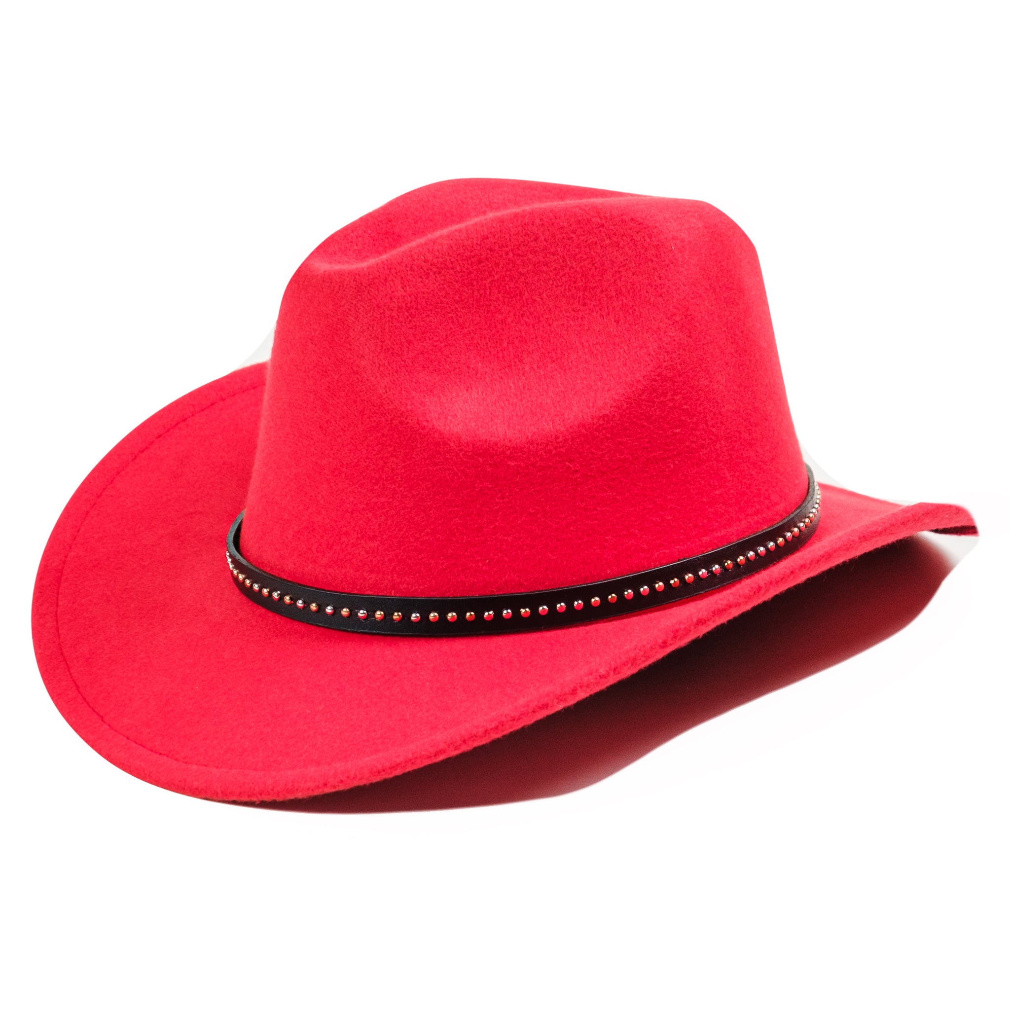 Chokore Cowboy Hat with Belt Band (Red)