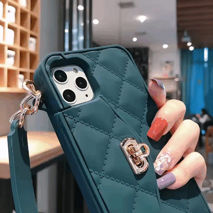 Chokore Sling Wallet Cover (Teal) for iPhone