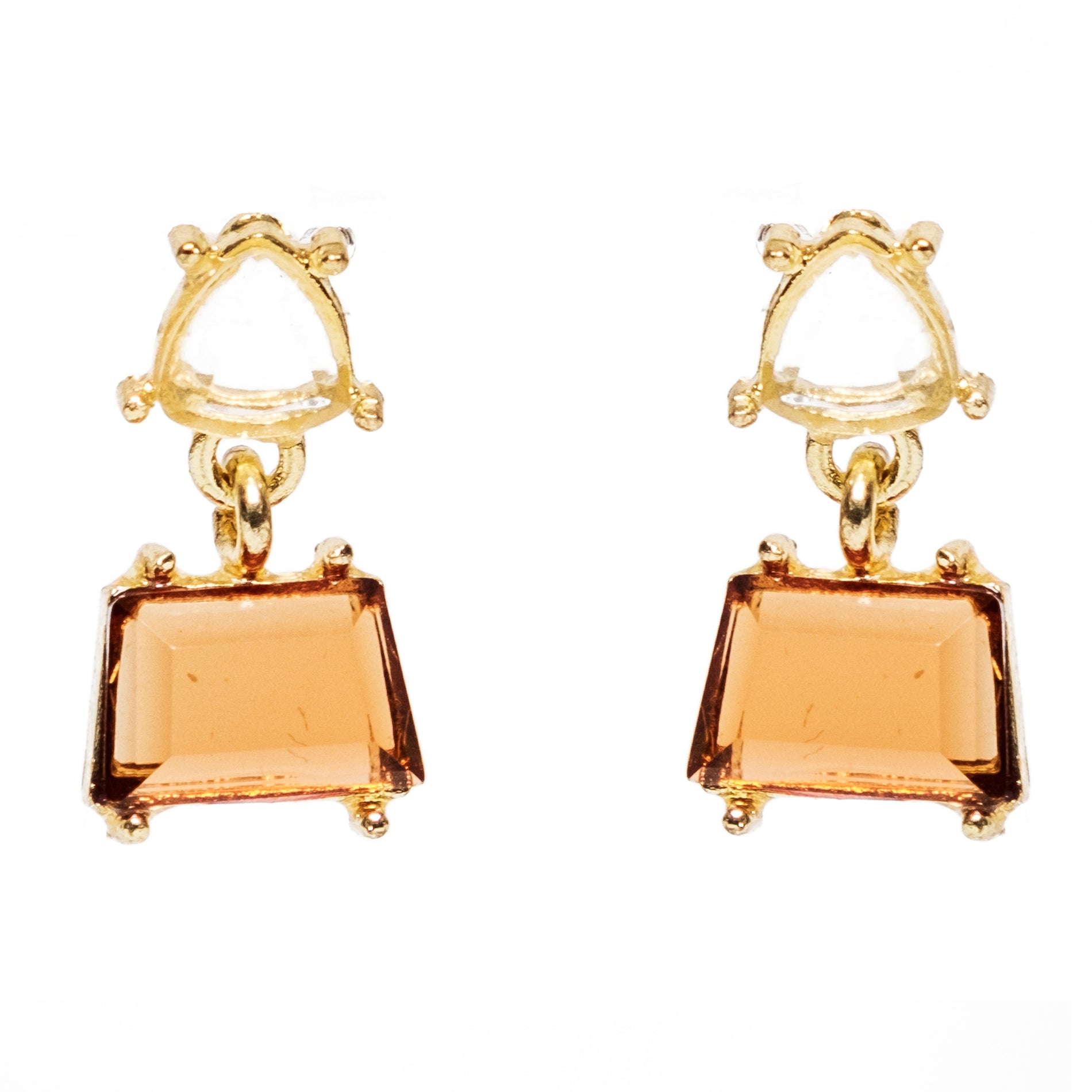 Chokore Chokore Tawny Crystal Earrings Chokore Tawny Crystal Earrings 