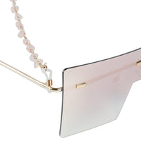 Chokore Chokore Natural Crystal Glass chain (Pink Crystal-Gold)