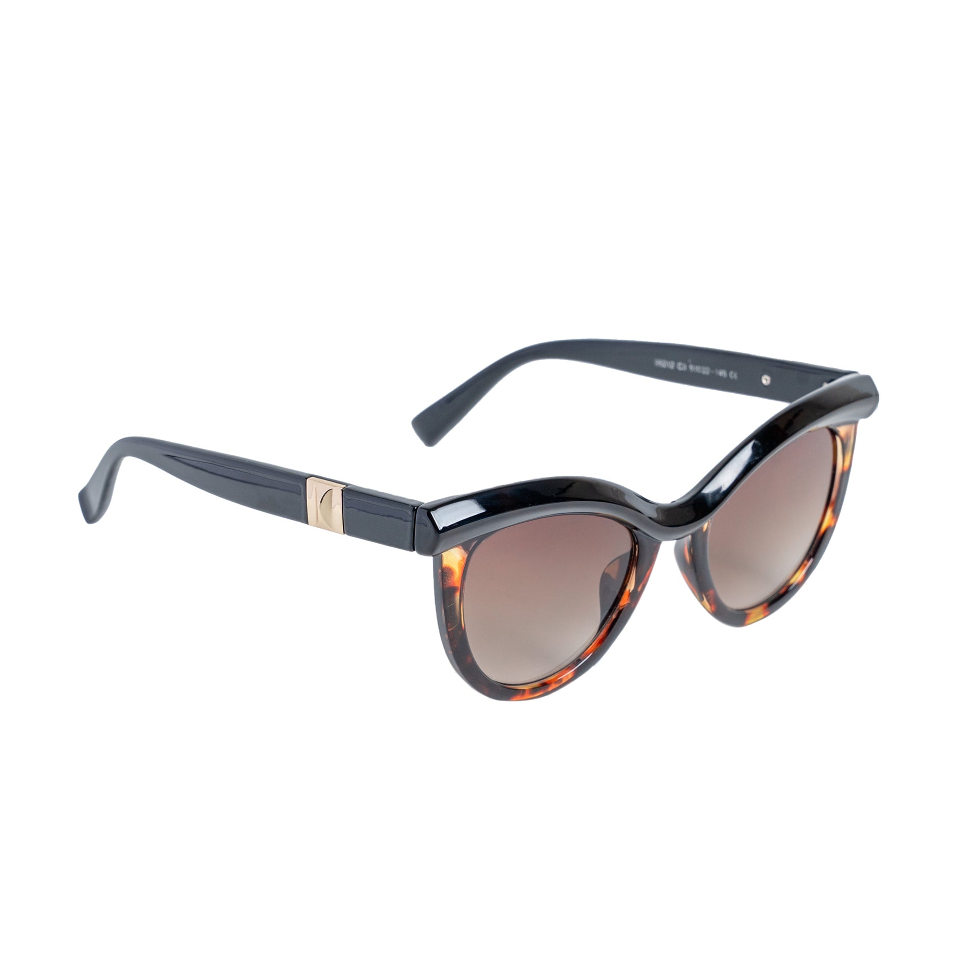 Chokore Chokore Vintage Cat-Eye Sunglasses with UV400 Protection (Black & Brown) Chokore Vintage Cat-Eye Sunglasses with UV400 Protection (Black & Brown) 