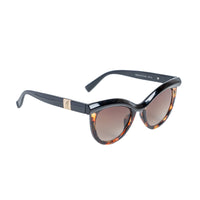 Chokore Chokore Vintage Cat-Eye Sunglasses with UV400 Protection (Black & Brown)