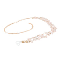 Chokore Chokore Natural Crystal Glass chain (Pink Crystal-Gold)