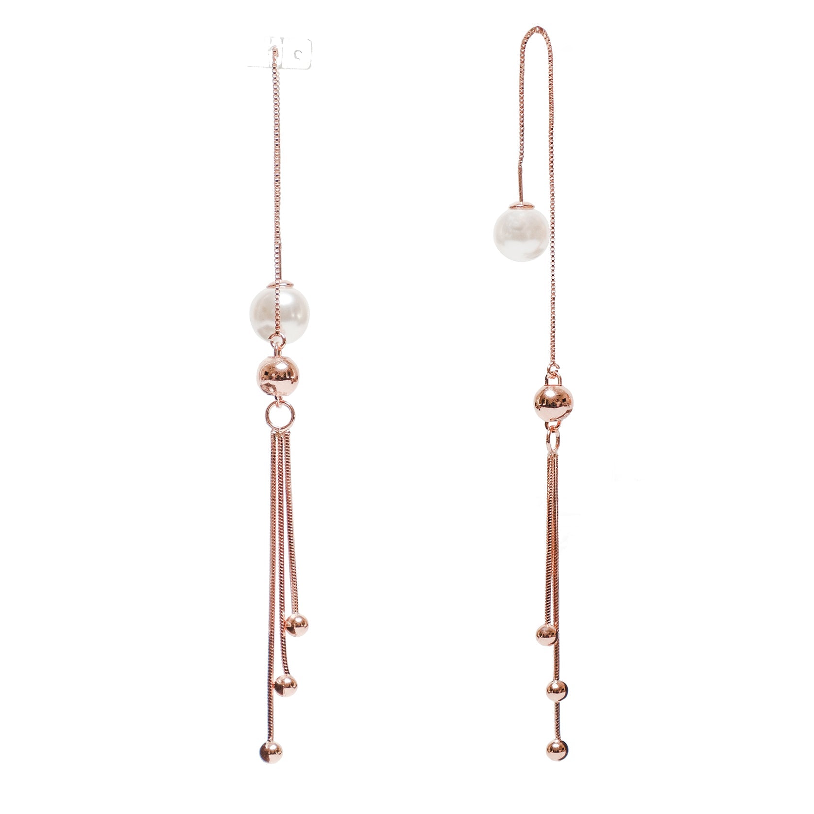 Chokore  Chokore Tassel Pearl Earrings 