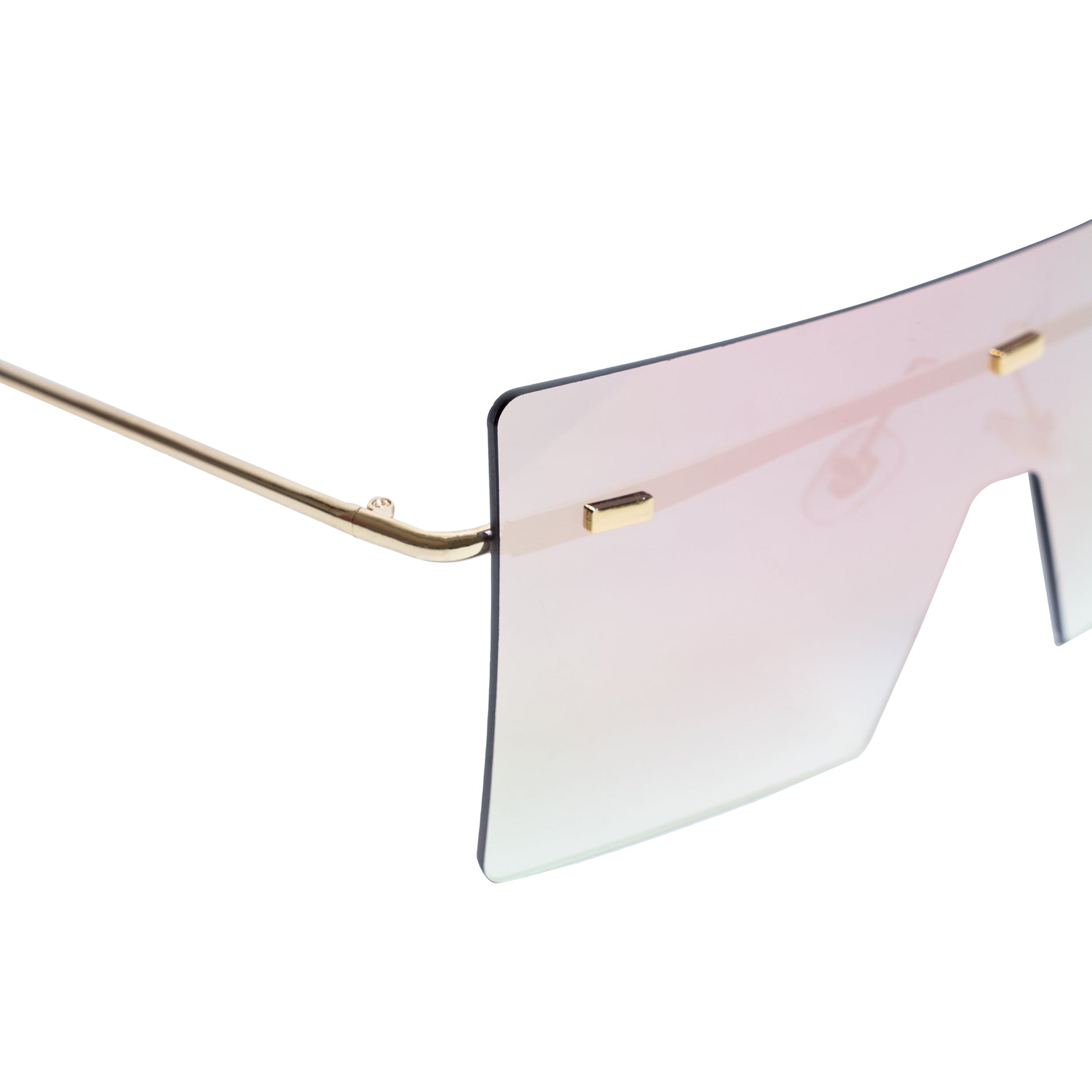 Chokore Chokore Rimless Oversized Sunglasses with UV 400 Protection (Pink) Chokore Rimless Oversized Sunglasses with UV 400 Protection (Pink) 