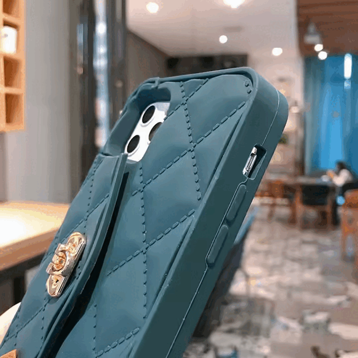 Chokore Sling Wallet Cover (Teal) for iPhone