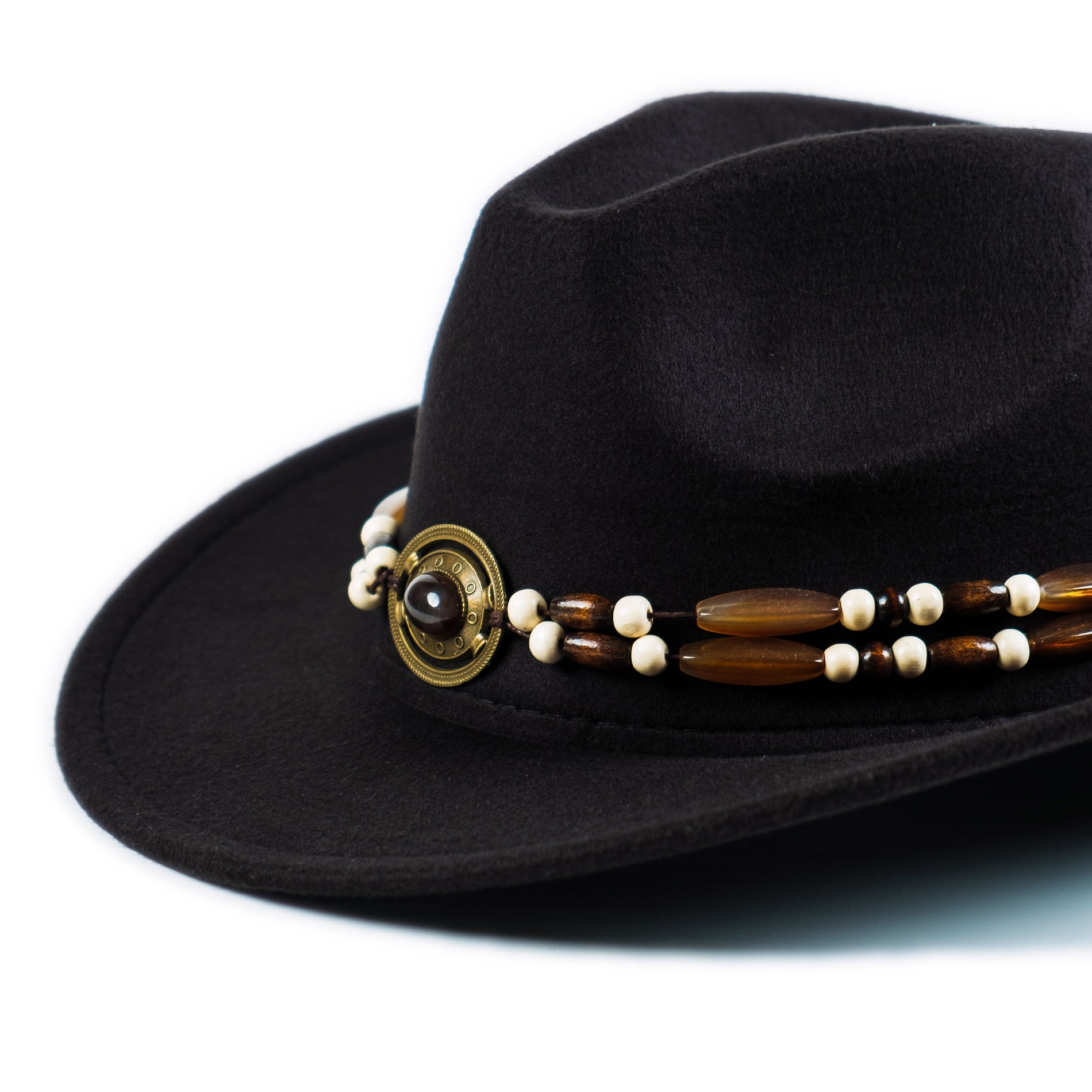 Chokore Chokore Tibetan Cowboy Hat (Black) Chokore Tibetan Cowboy Hat (Black) 