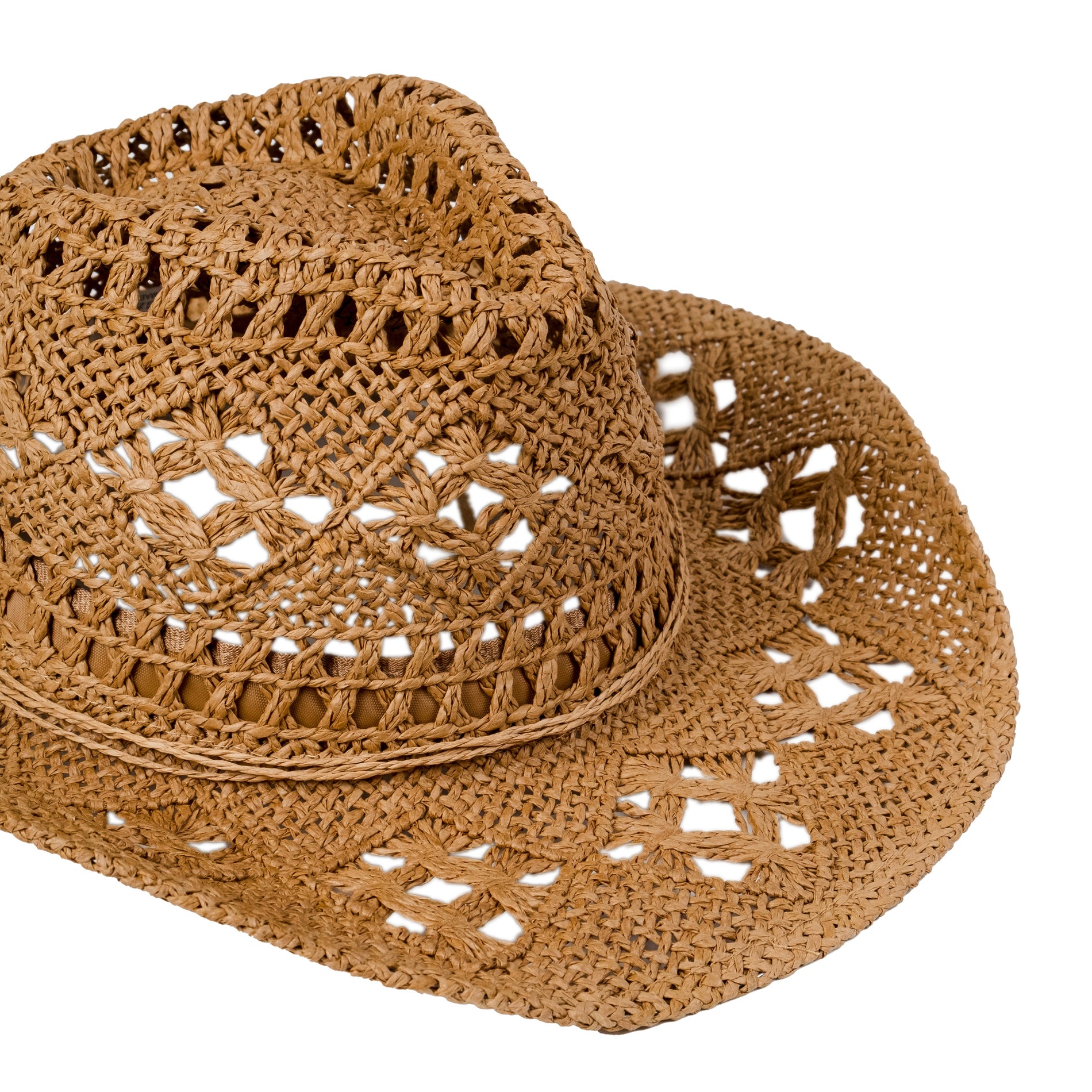 Chokore Chokore Handcrafted Straw Cowboy Hat (Khaki) Chokore Handcrafted Straw Cowboy Hat (Khaki) 