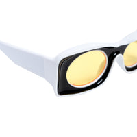 Chokore Chokore Trendy Oval Sunglasses with UV 400 Protection (Yellow)