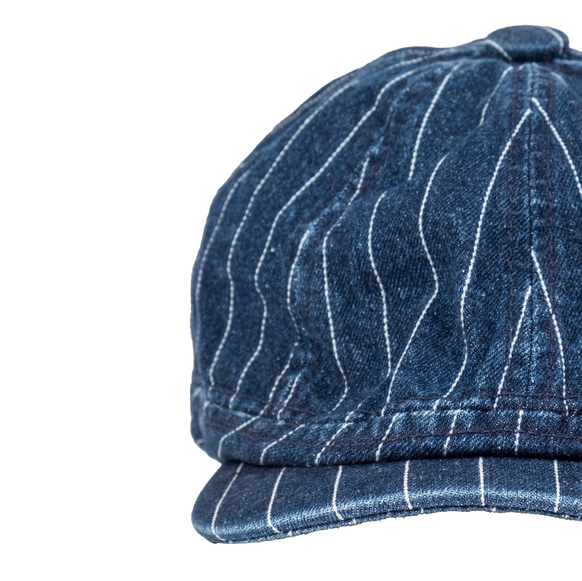 Chokore Chokore Striped Denim Ivy Cap (Blue) Chokore Striped Denim Ivy Cap (Blue) 