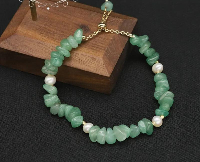 Chokore Chokore Natural Green Aventurine Bracelet Chokore Natural Green Aventurine Bracelet 