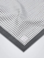 Chokore Checkered Past (Grey) - Pocket Square