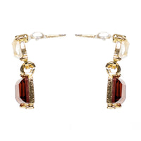 Chokore Chokore Tawny Crystal Earrings