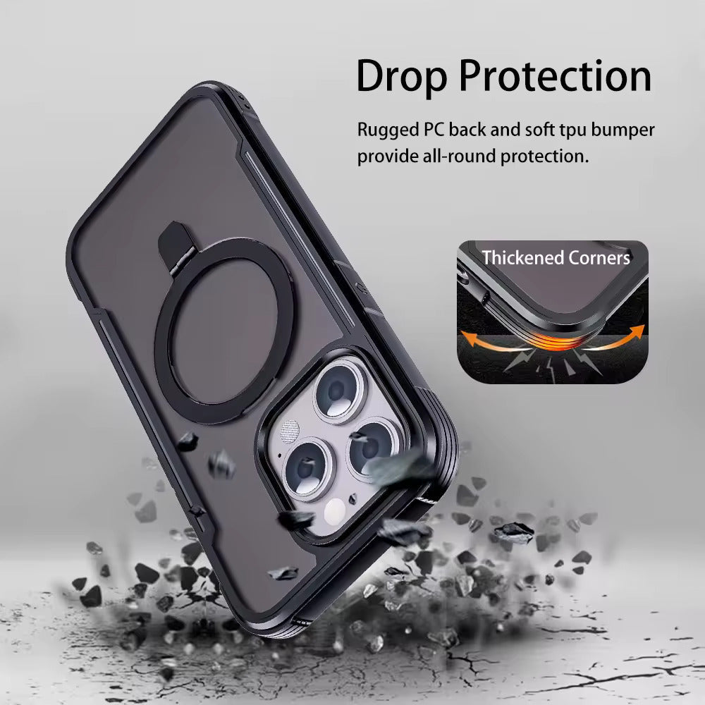 Chokore Invisible Bracket Mobile Cover with Ring Stand