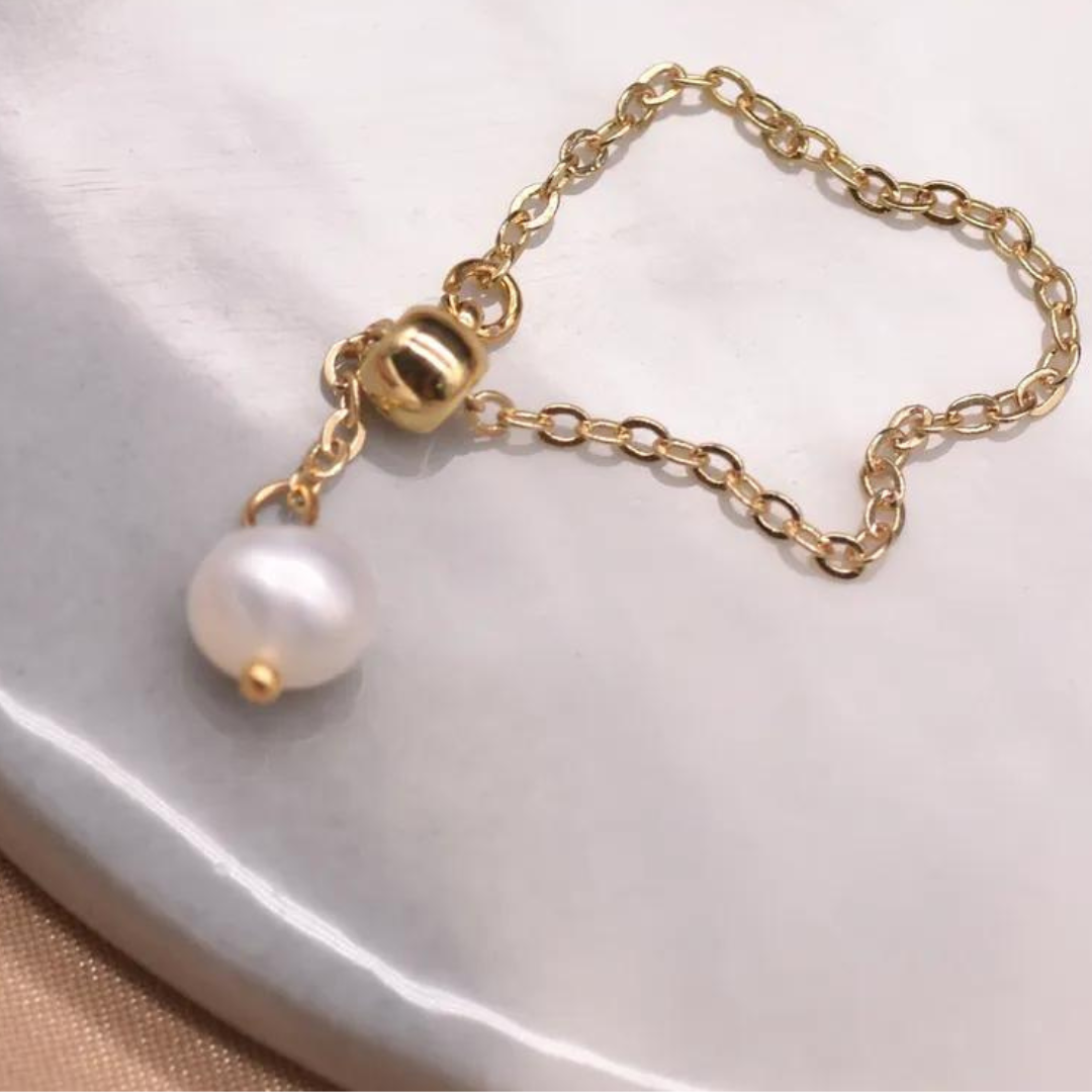 Chokore Freshwater Pearl Bolo Ring